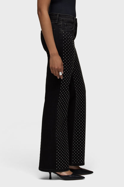 Hudson Rosie Embellished Wide Leg