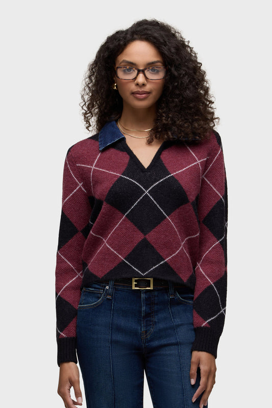 Hudson Argyle Sweater