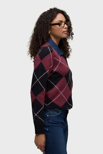 Hudson Argyle Sweater