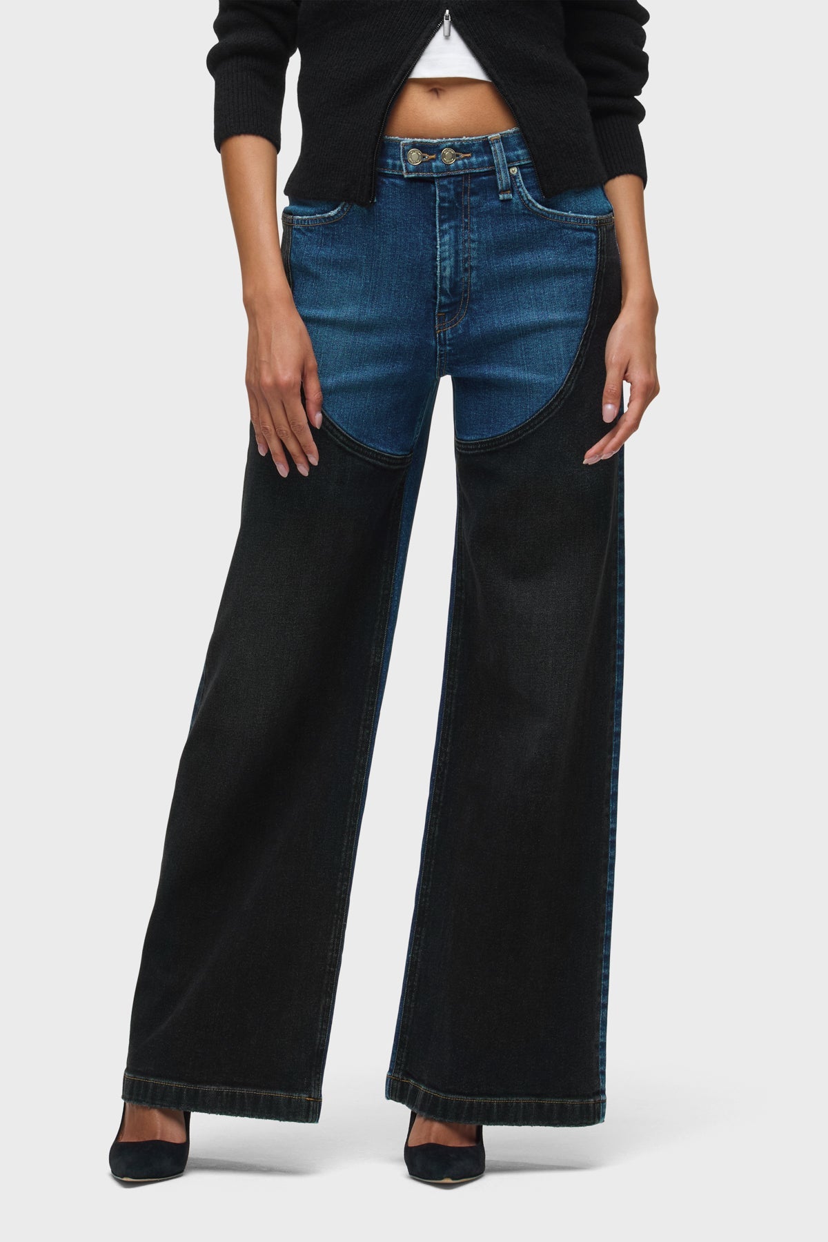Hudson Jodie Loose Wide Leg W/ Contrast Front Panel