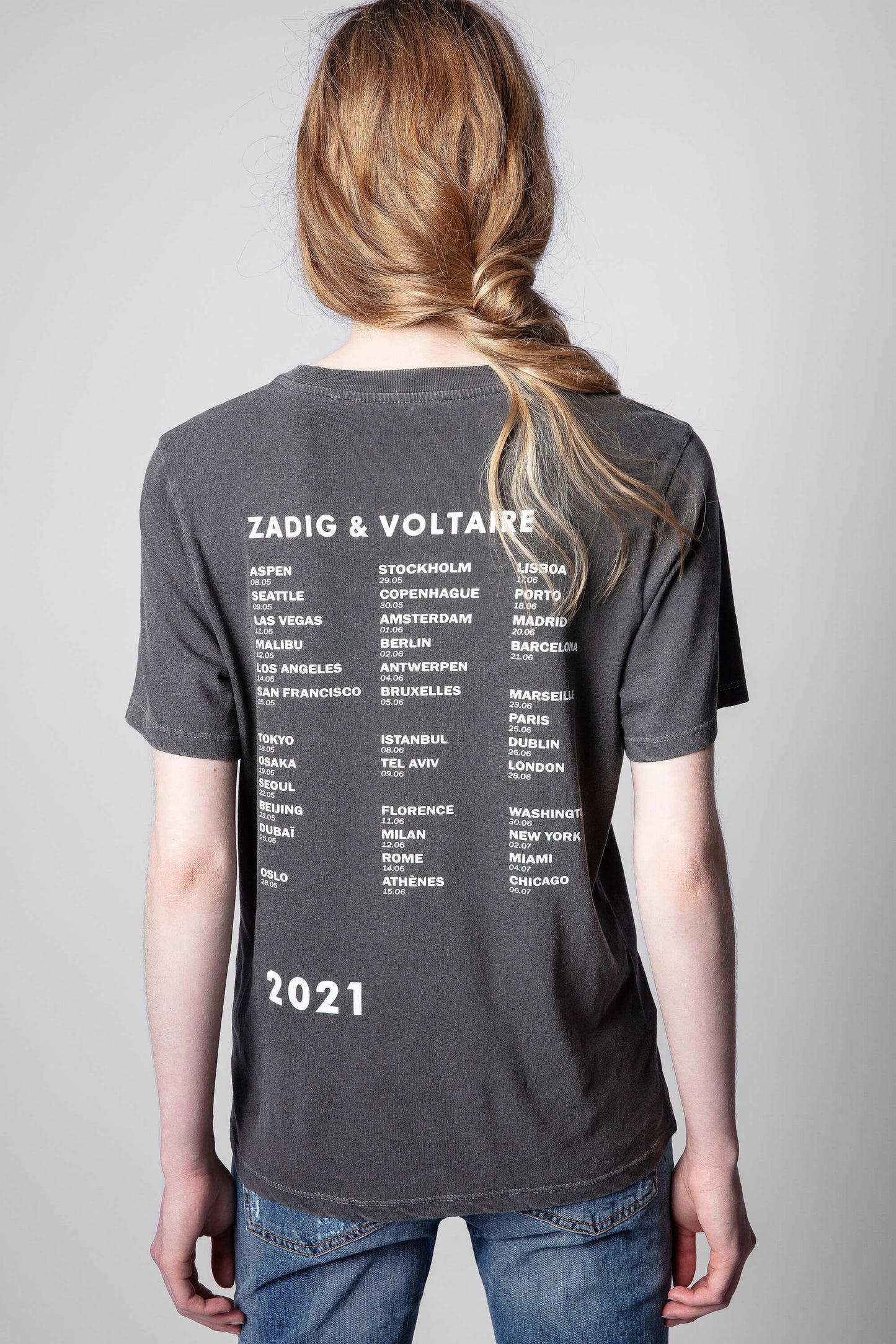 ZADIG & VOLTAIRE BELLE ROCK SKULL TEE