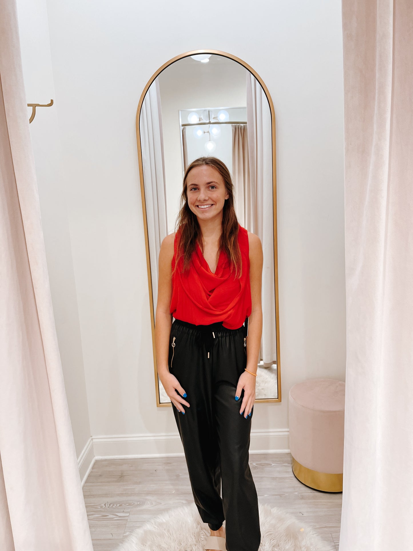 Candy Satin Neck Top