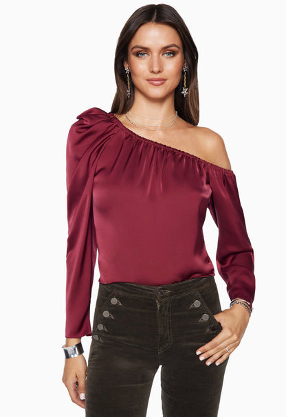 RAMY BROOK ILLEANA ONE SHOULDER TOP