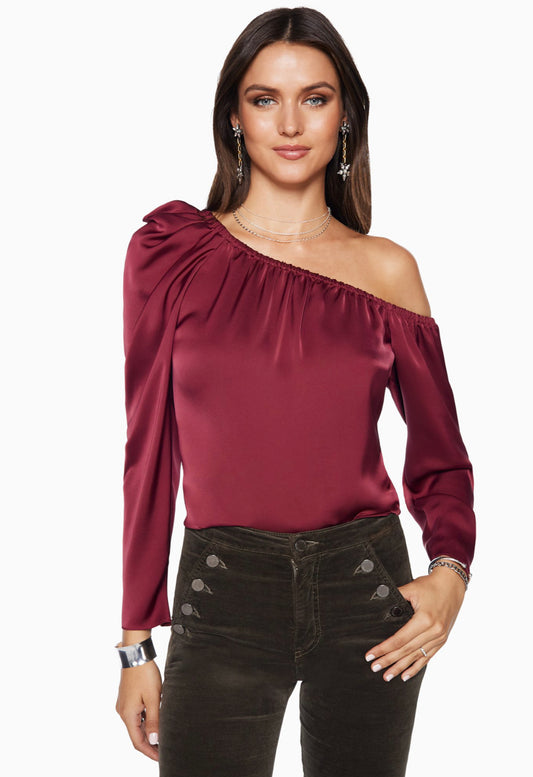 RAMY BROOK ILLEANA ONE SHOULDER TOP
