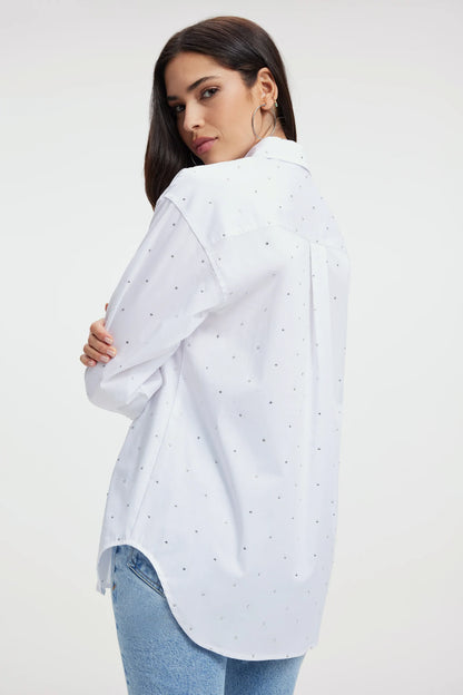 Good American Diamond Poplin Shirt