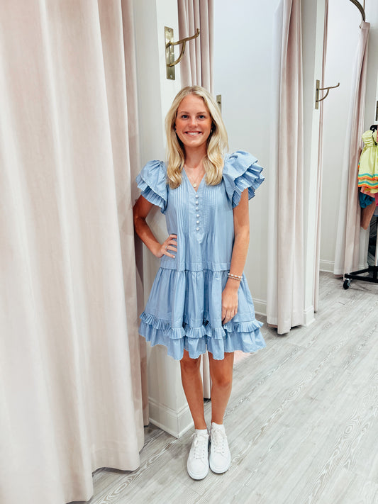 Hunter Bell Virginia Dress - Periwinkle