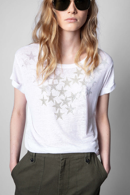 ZADIG & VOLTAIRE ANYA STARS TEE