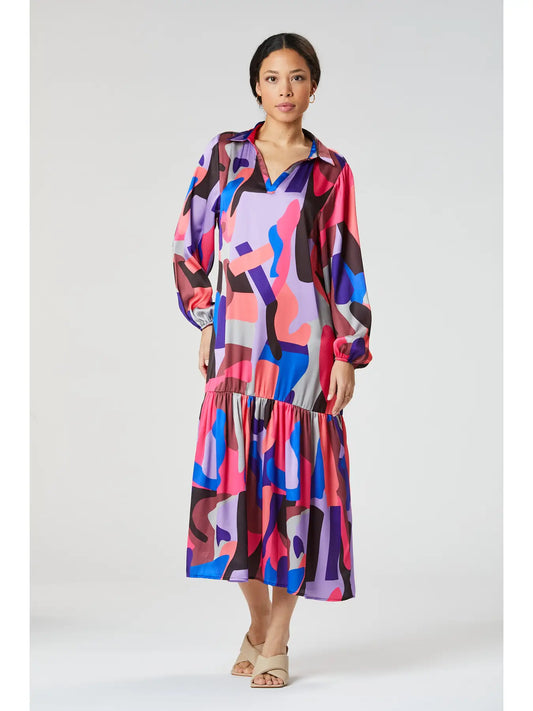 Scott Satin Long Dress