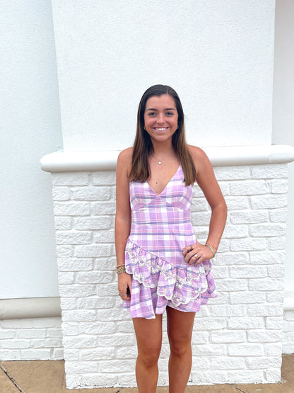 LoveShackFancy Marion Mini Dress