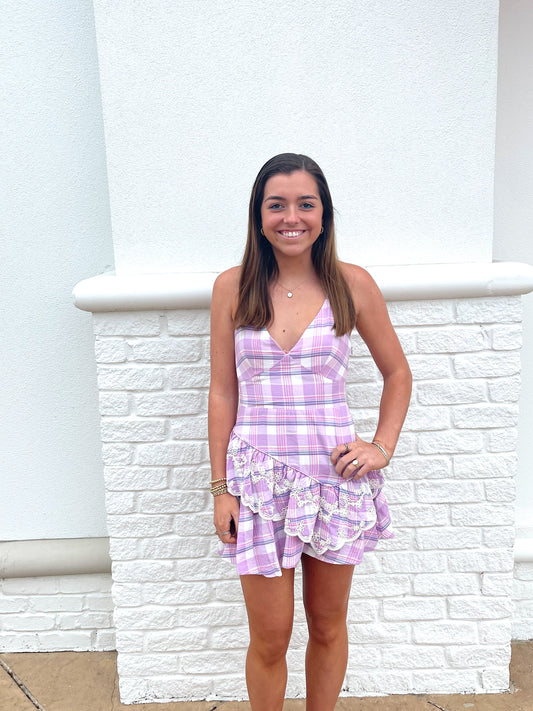 LoveShackFancy Marion Mini Dress