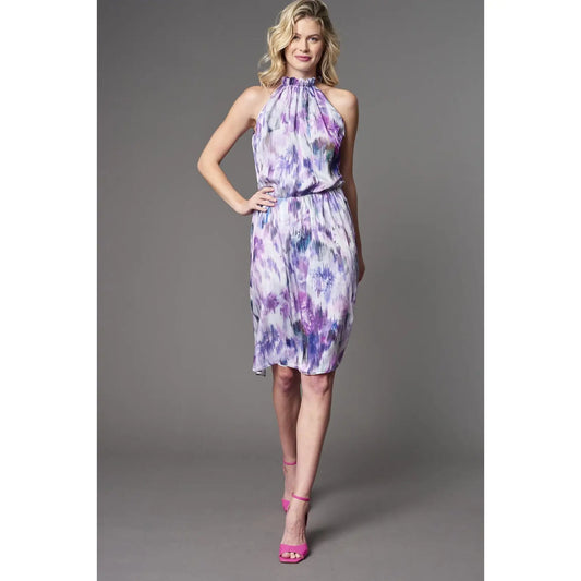 IKAT HALTER DRESS