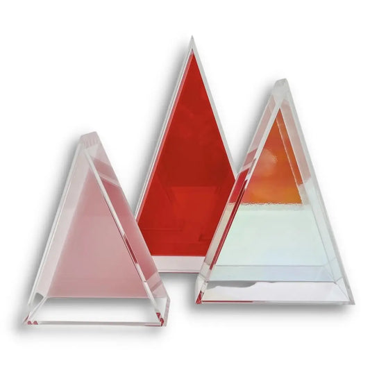 Acrylic Serving Dishes - Red (Set of 3)