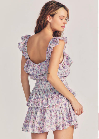 LOVESHACKFANCY SHANLEY MINI DRESS