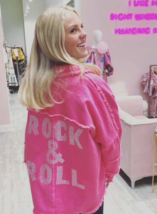 Rock & Roll Rhinestone Shacket