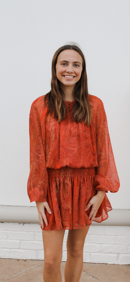 Ramy Brook Printed Lois Dress
