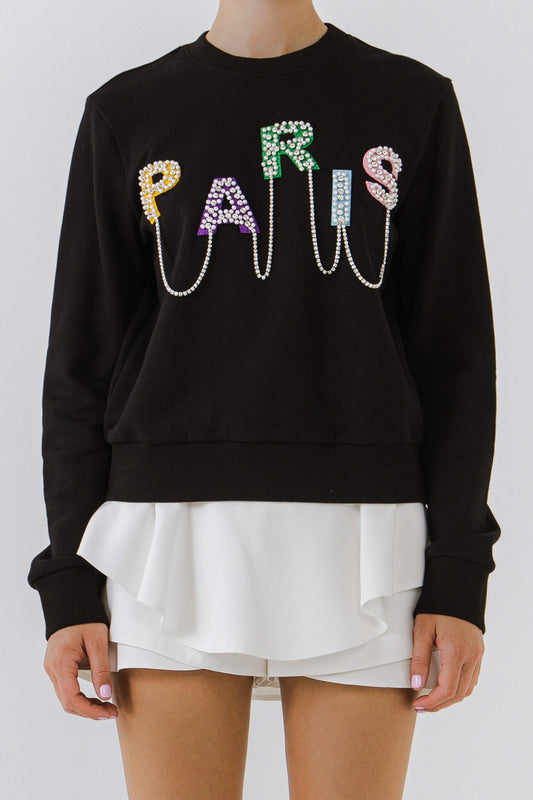 Paris Embellished Sweater