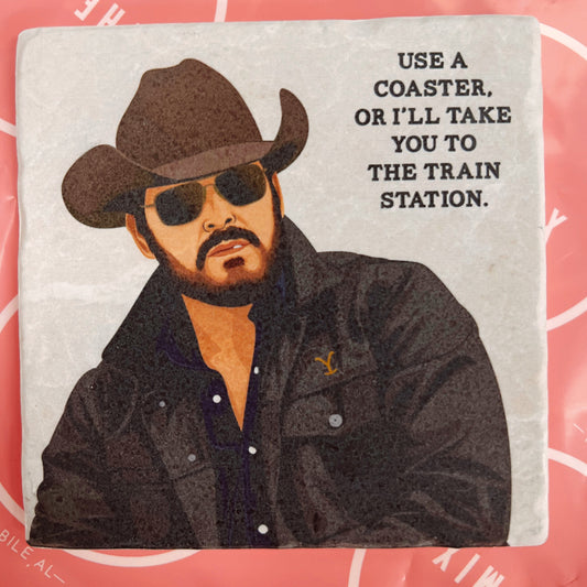Rip Wheeler - Train Station Coasters (Set of 4)