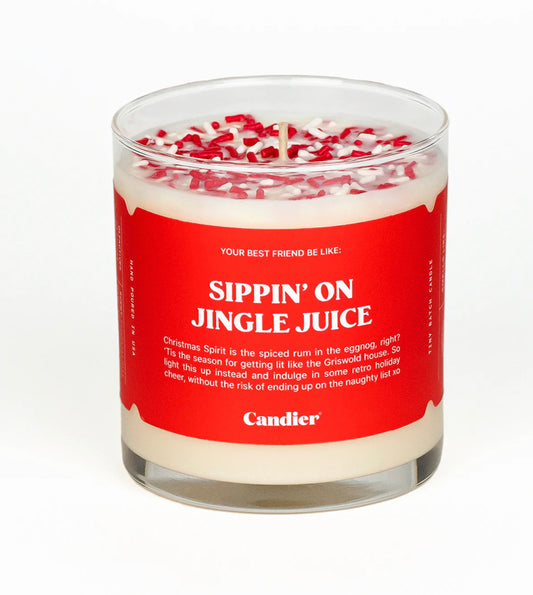 Sipping on Jingle Juice Candle