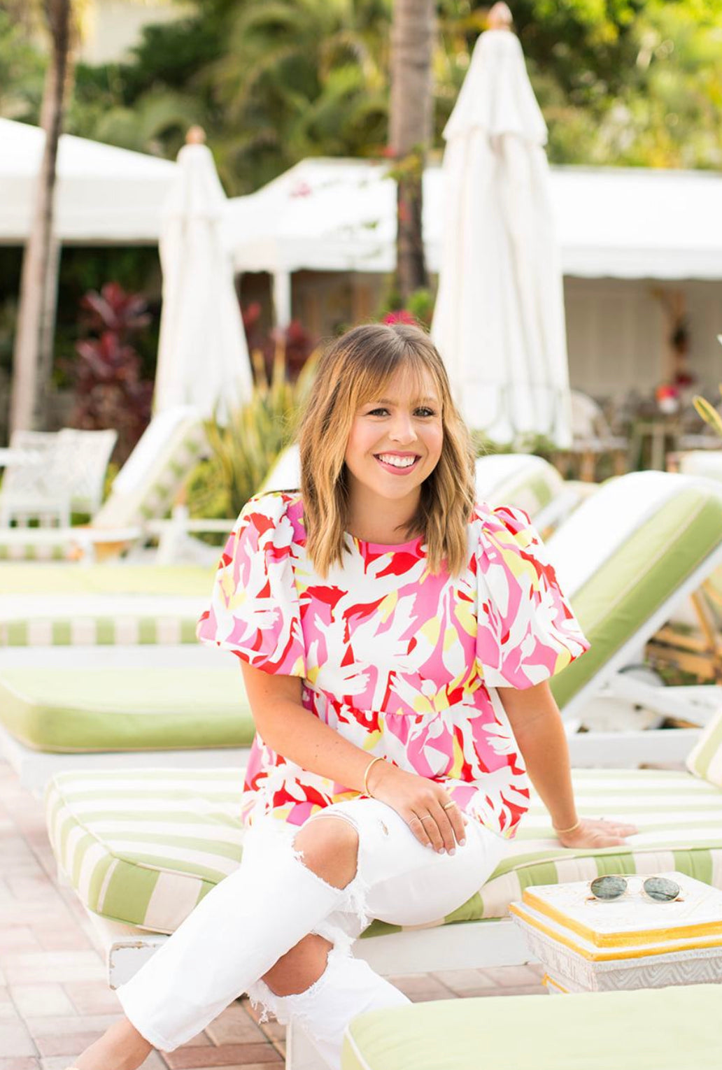 Remi Top - Pink Tropics