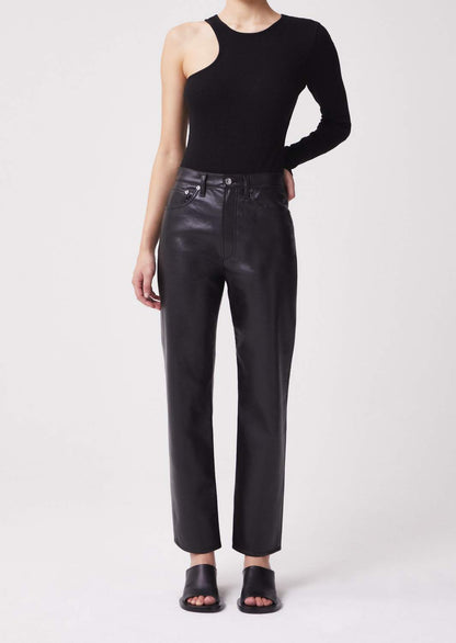 Agolde Recycled Leather 90's Pinch Waist