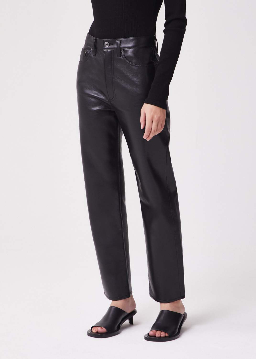 Agolde Recycled Leather 90's Pinch Waist