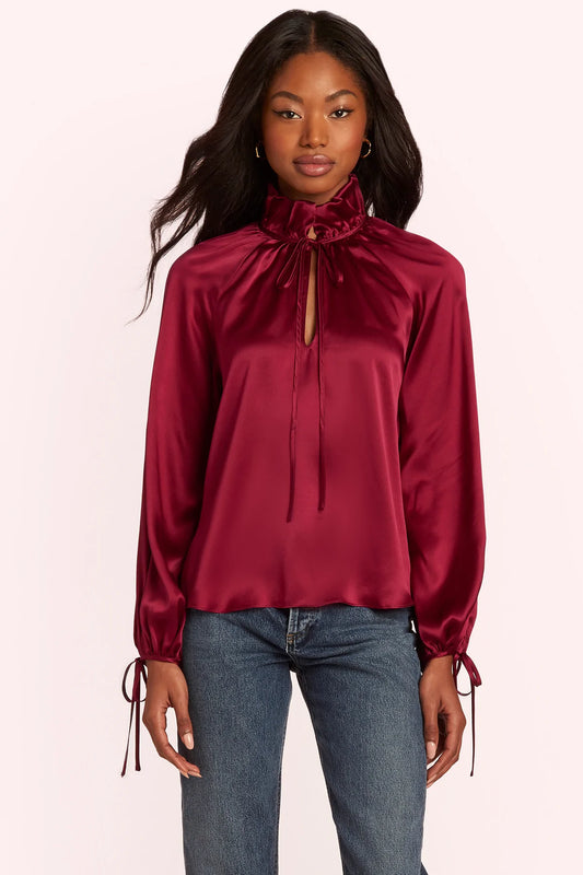 Amanda Uprichard Victoria Top - Syrah