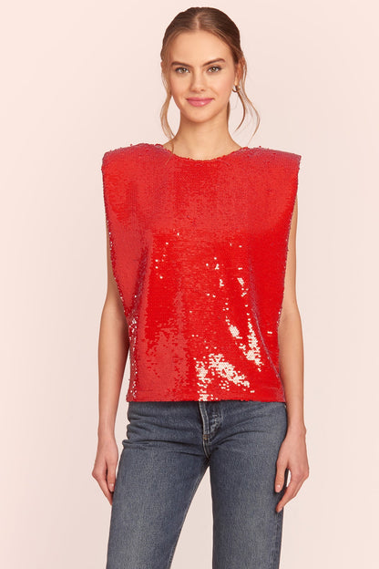 Amanda Uprichard Berk Top - Ruby Sequin