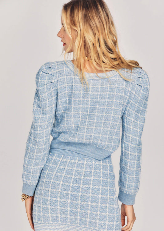 LOVESHACKFANCY DAUGHTER CROPPED CARDIGAN