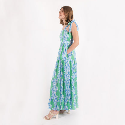 BOW MAXI - HYDRENGA STRIPE