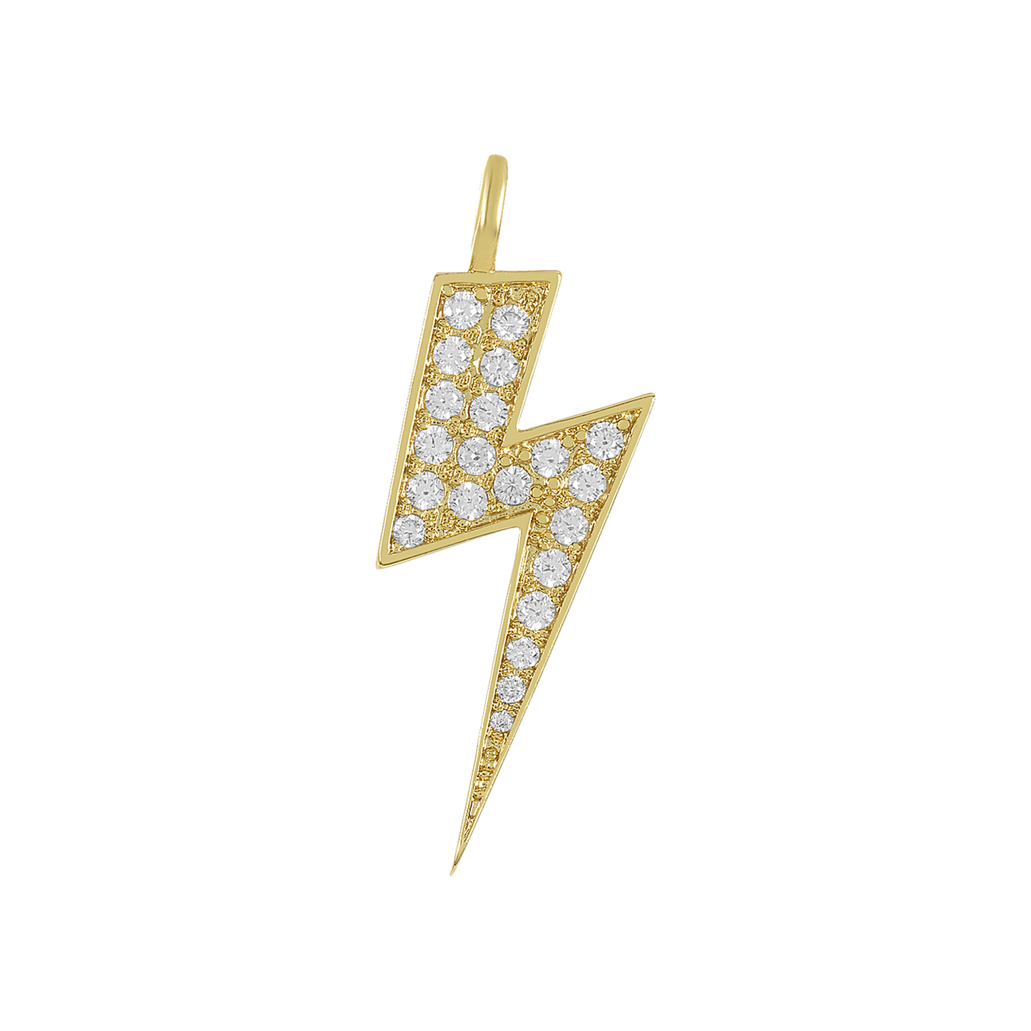 Melinda Maria Grande Lightning Bolt Charm - Rainbow