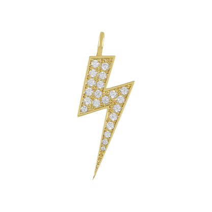 Melinda Maria Grande Lightning Bolt Charm - Rainbow