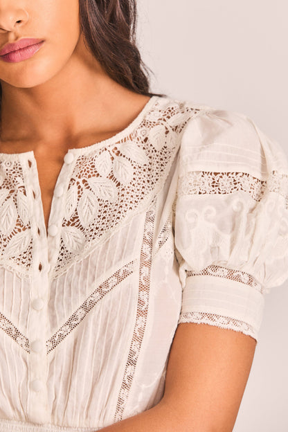 LOVESHACKFANCY JAISLYN MINI DRESS