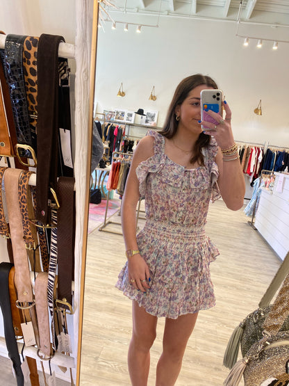 LOVESHACKFANCY SHANLEY MINI DRESS