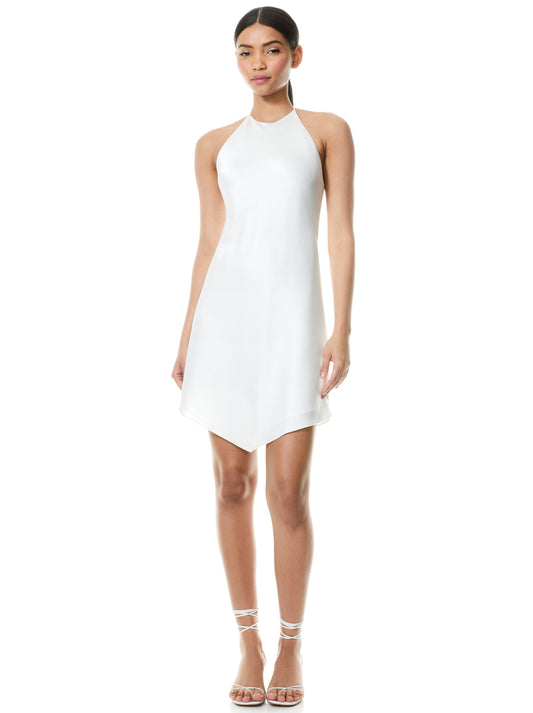 Alice & Olivia Francine Handkerchief Hem Mini