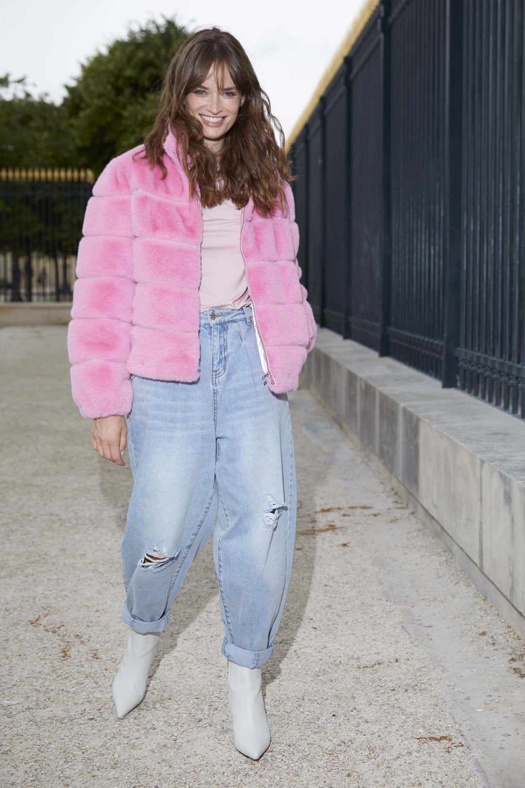 GENERATION LOVE JODI FAUX FUR - BUBBLEGUM PINK
