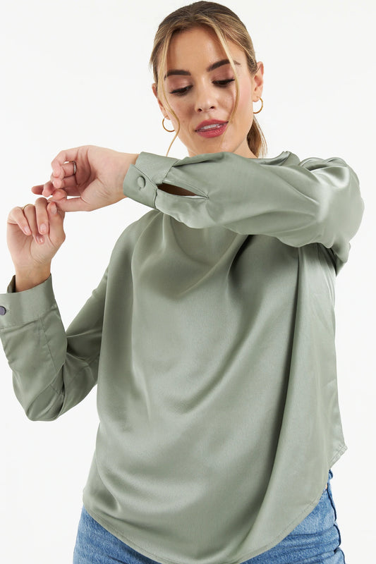 Gala Satin Blouse