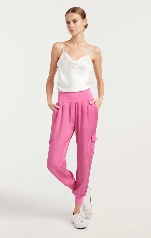 Cinq a Sept Giles Pant - Neon Pink