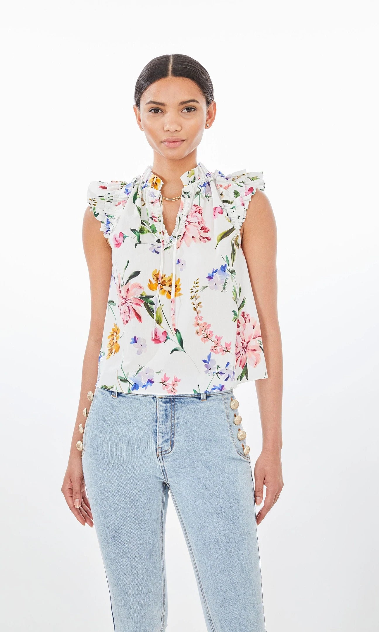 GENERATION LOVE GIA PEONY BLOUSE