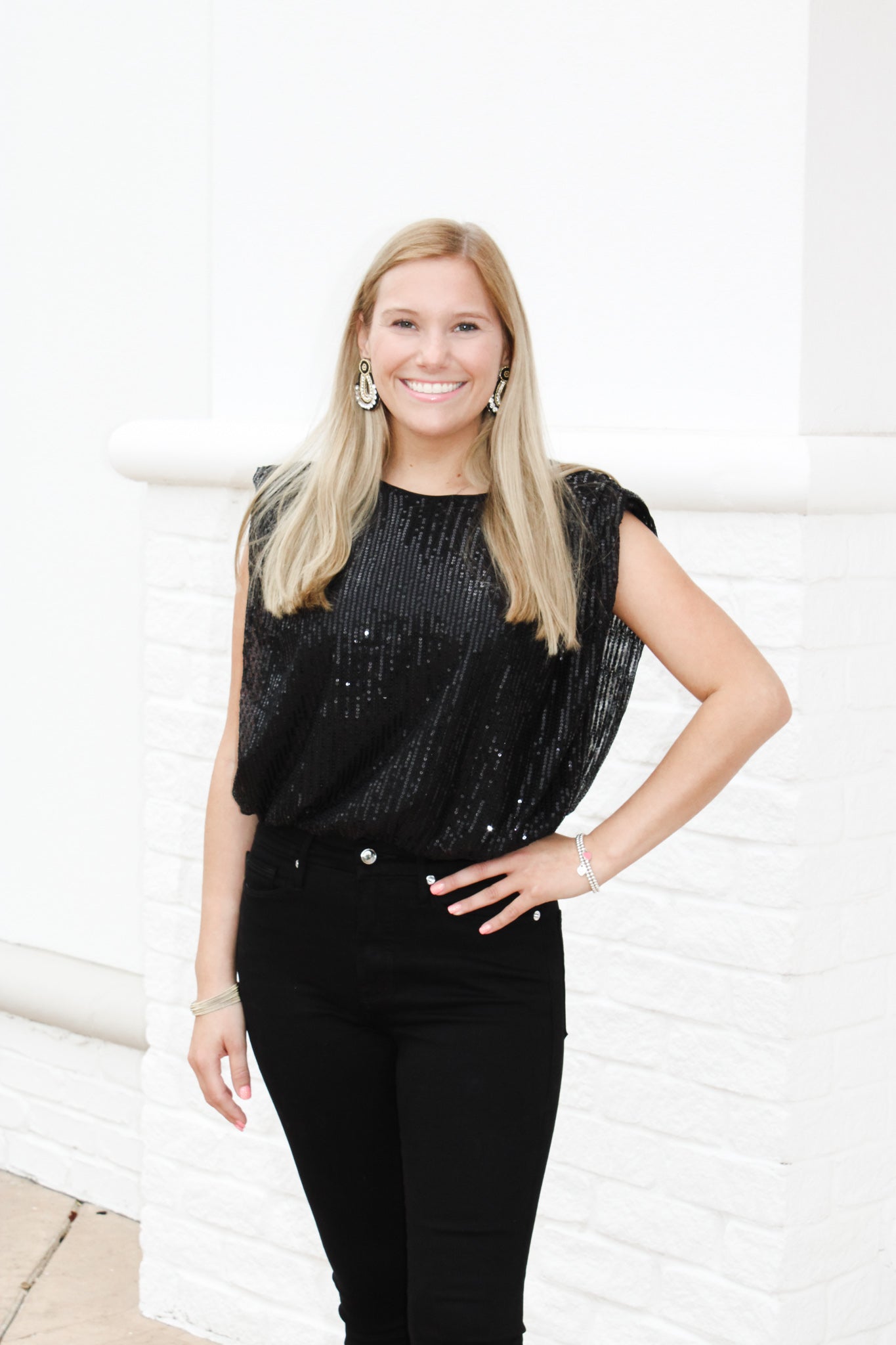 THE MARY SEQUIN TOP