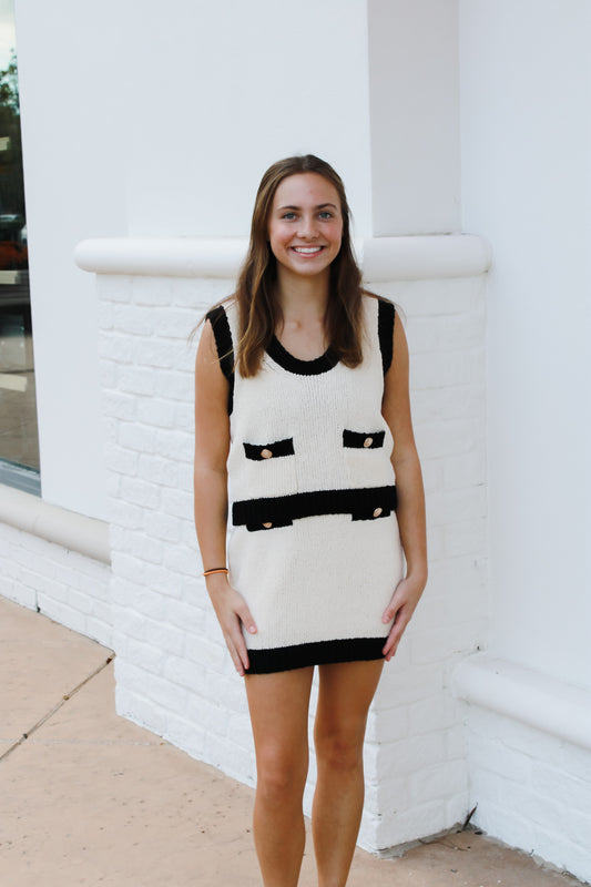 ELLA KNIT MINI SKIRT