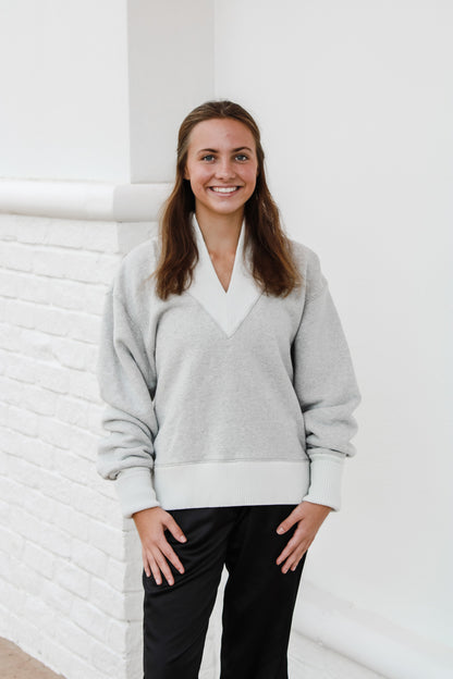 Agolde Klara Sweatshirt in Grey