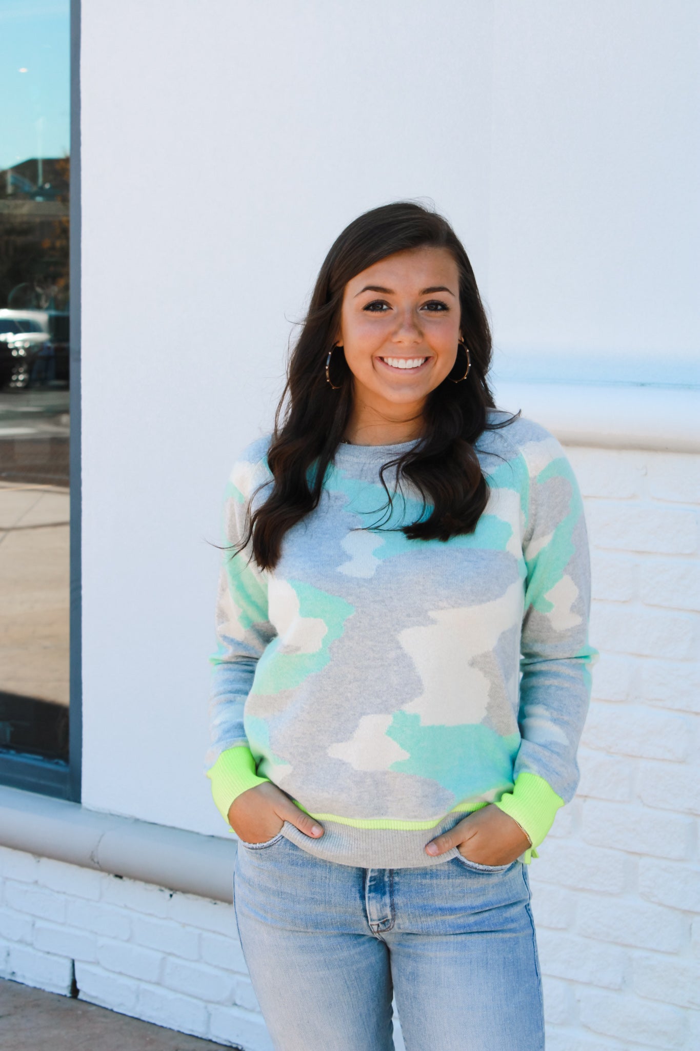 BRODIE CASHMERE - COCO CAMO - NEON
