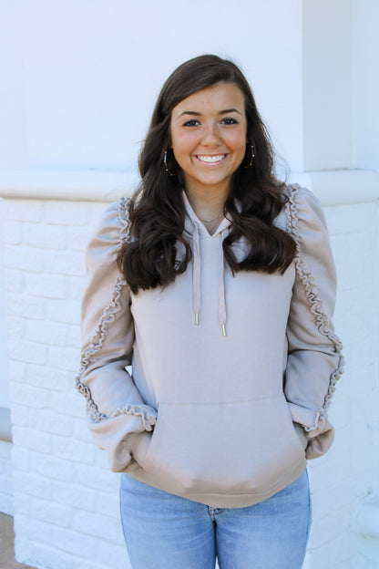NIKITA RUFFLE HOODIE