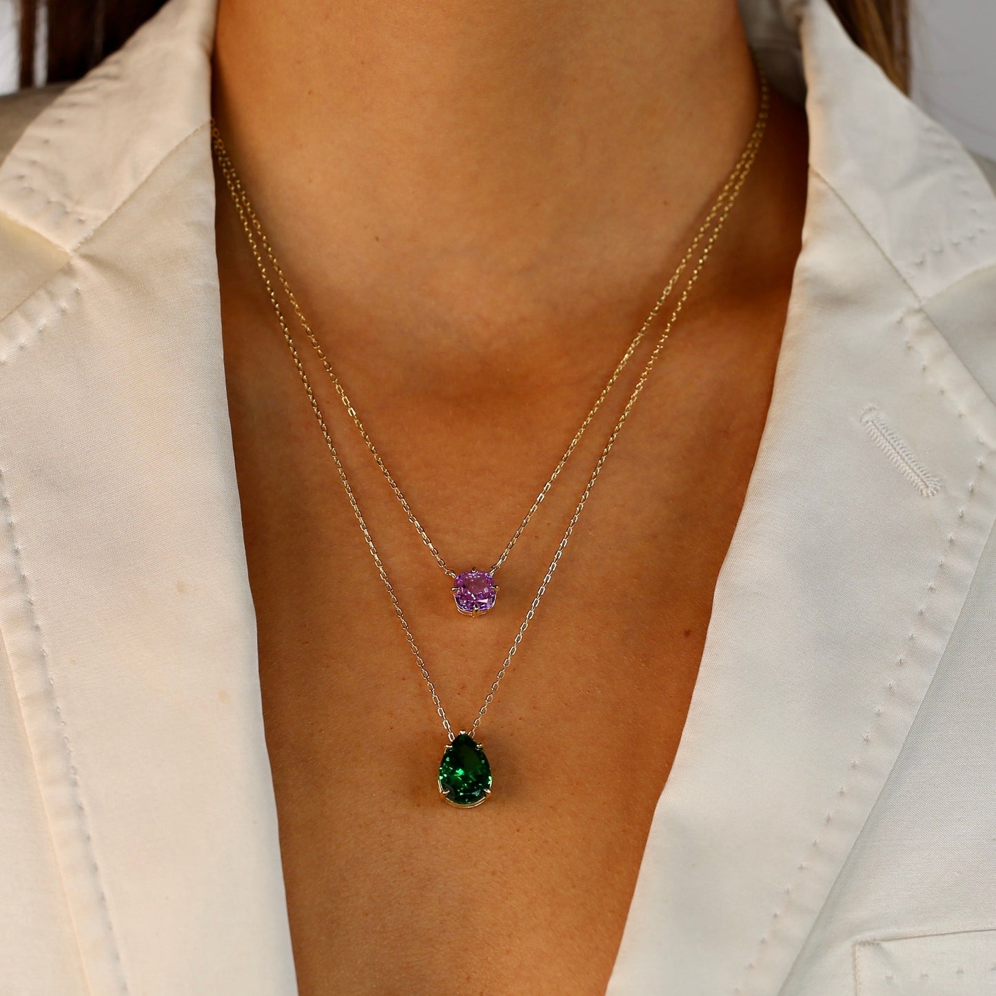 Melinda Maria Grand Countess Gemstone NEcklace