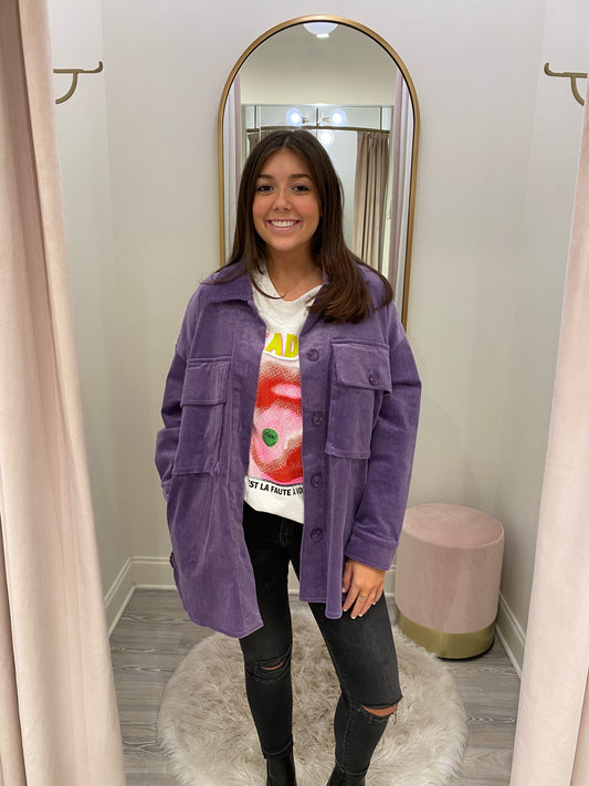 CORDUROY OVERSIZE JACKET