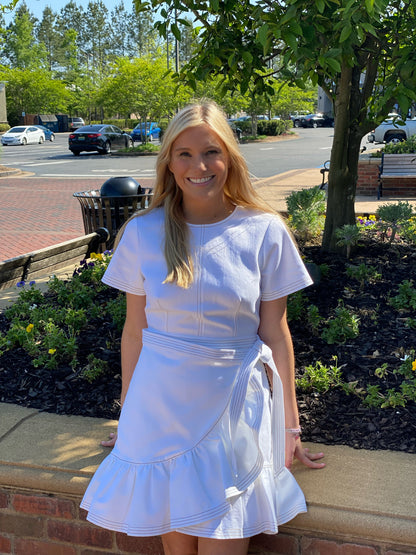 Cinq a Sept White Josi Dress
