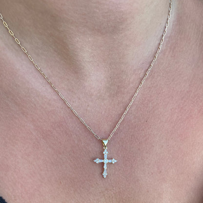 PRINCESS CROSS NECKLACE