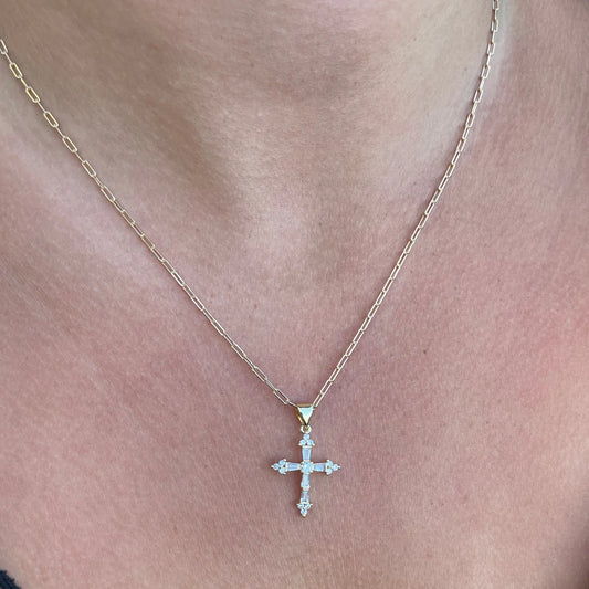 PRINCESS CROSS NECKLACE