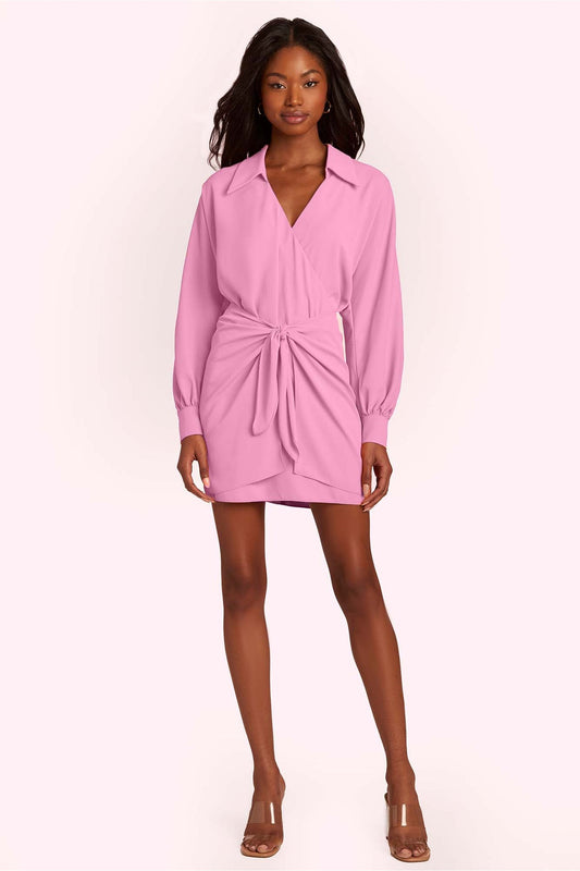Amanda Uprichard Indiana Dress - Carnation