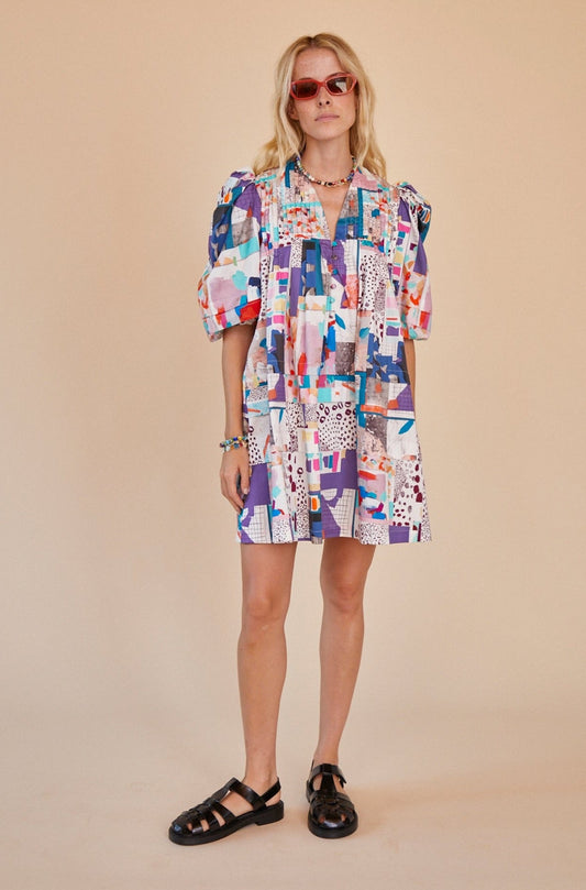 HUNTER BELL JENKINS DRESS - PATCHWORK